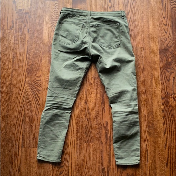 Topshop Leigh Olive Green Skinny Jeans (Sz 28/30) - Picture 2 of 2